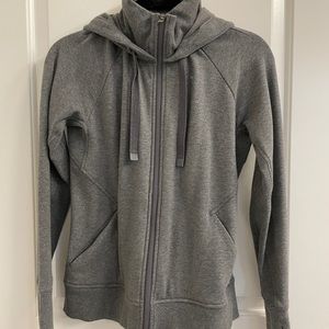 Athleta Triumph Hoodie (S) Charcoal Grey